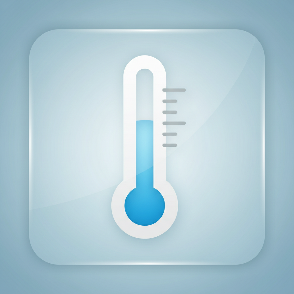 thermometer icon logical simple design