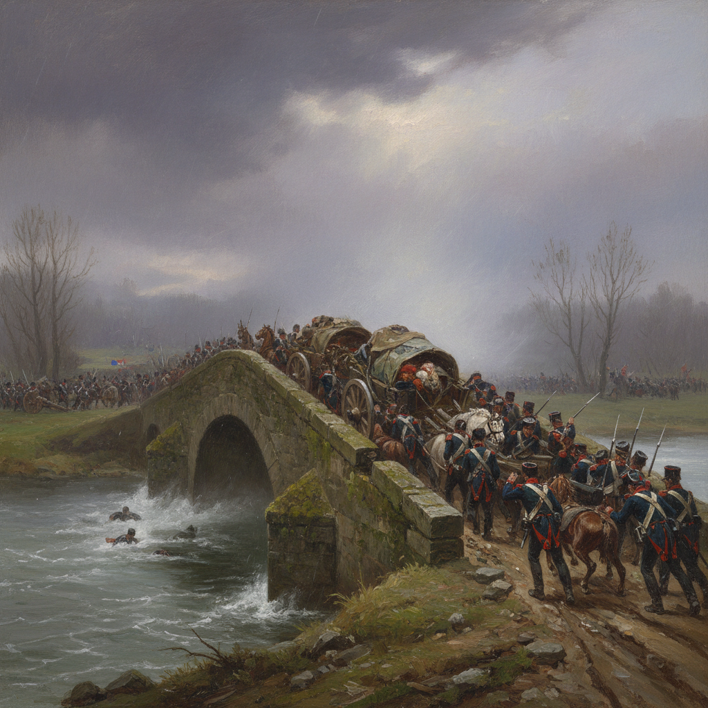 French Retreating The Battle of Leipzig: Strategies, Troops, and Commanders | Bobr AI