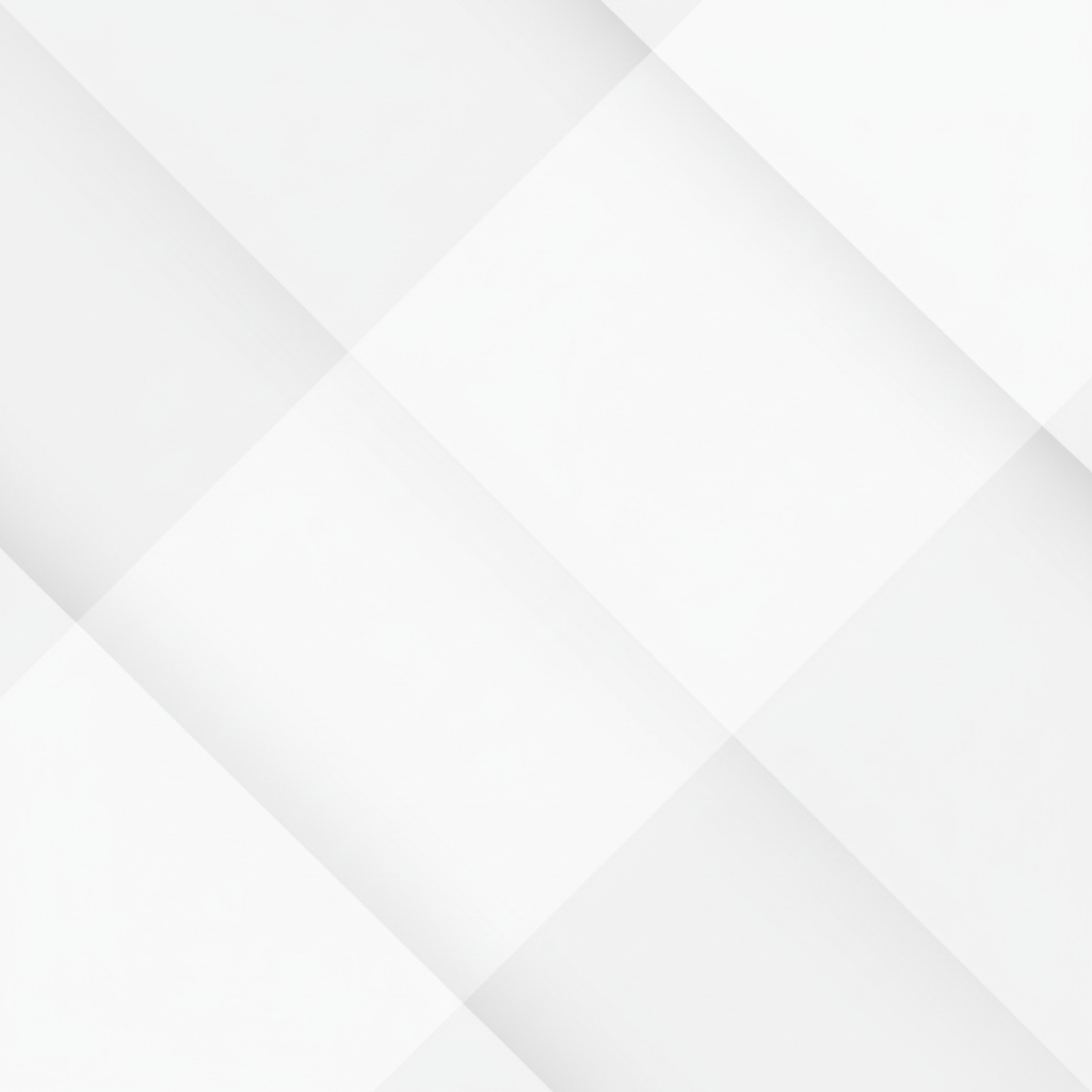 Minimalist white abstract background with subtle geometric shadows, clean and professional