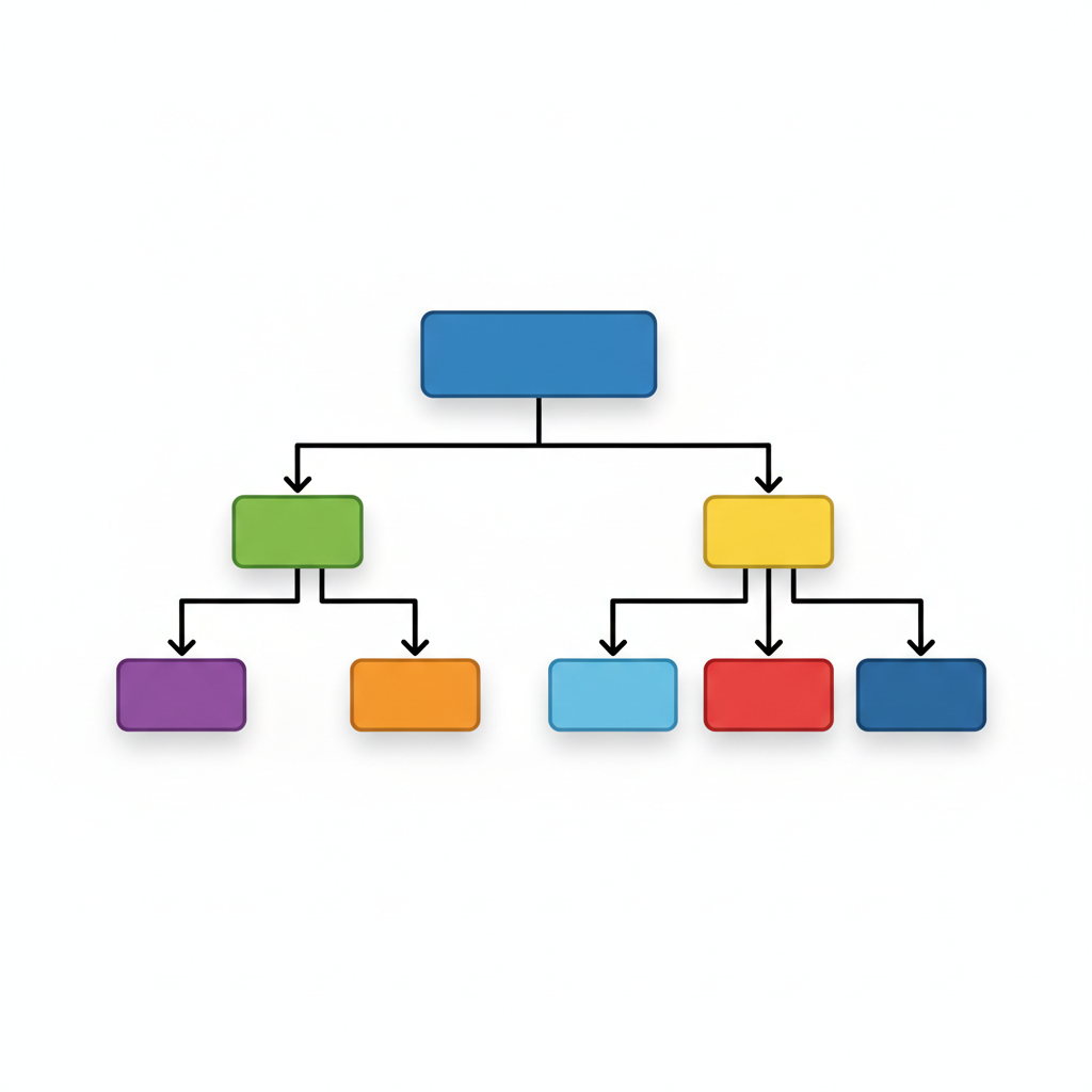 A clear software flowchart diagram on a white background. Top box 'User Login', branching to 'Admin' and 'Student'. Admin branches to 'Add Book', 'Remove Book'. Student branches to 'Search', 'Issue', 'Return'. Arrows connecting blocks clearly.