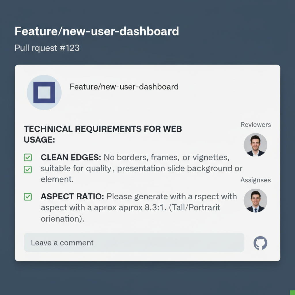screenshot of a github PR description with a checklist checked