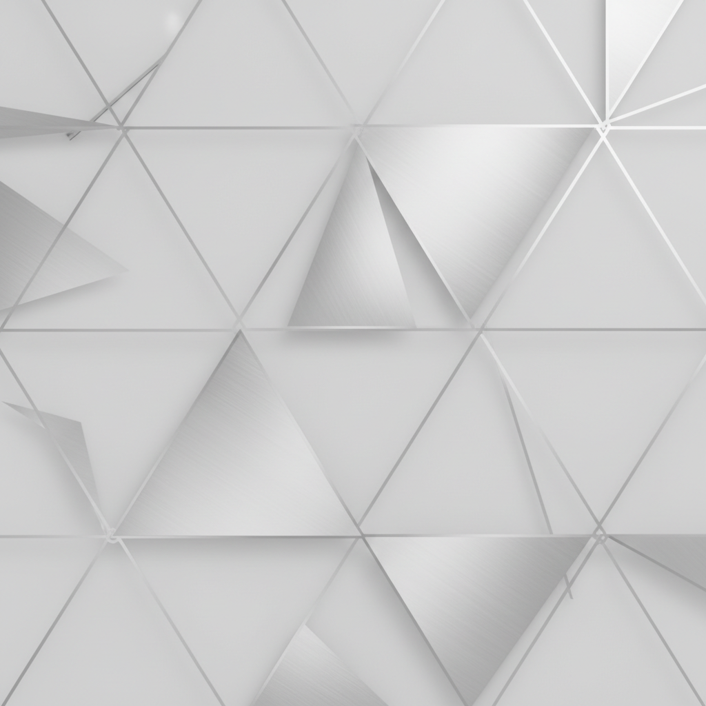 Subtle corporate geometric pattern background, light grey and silver