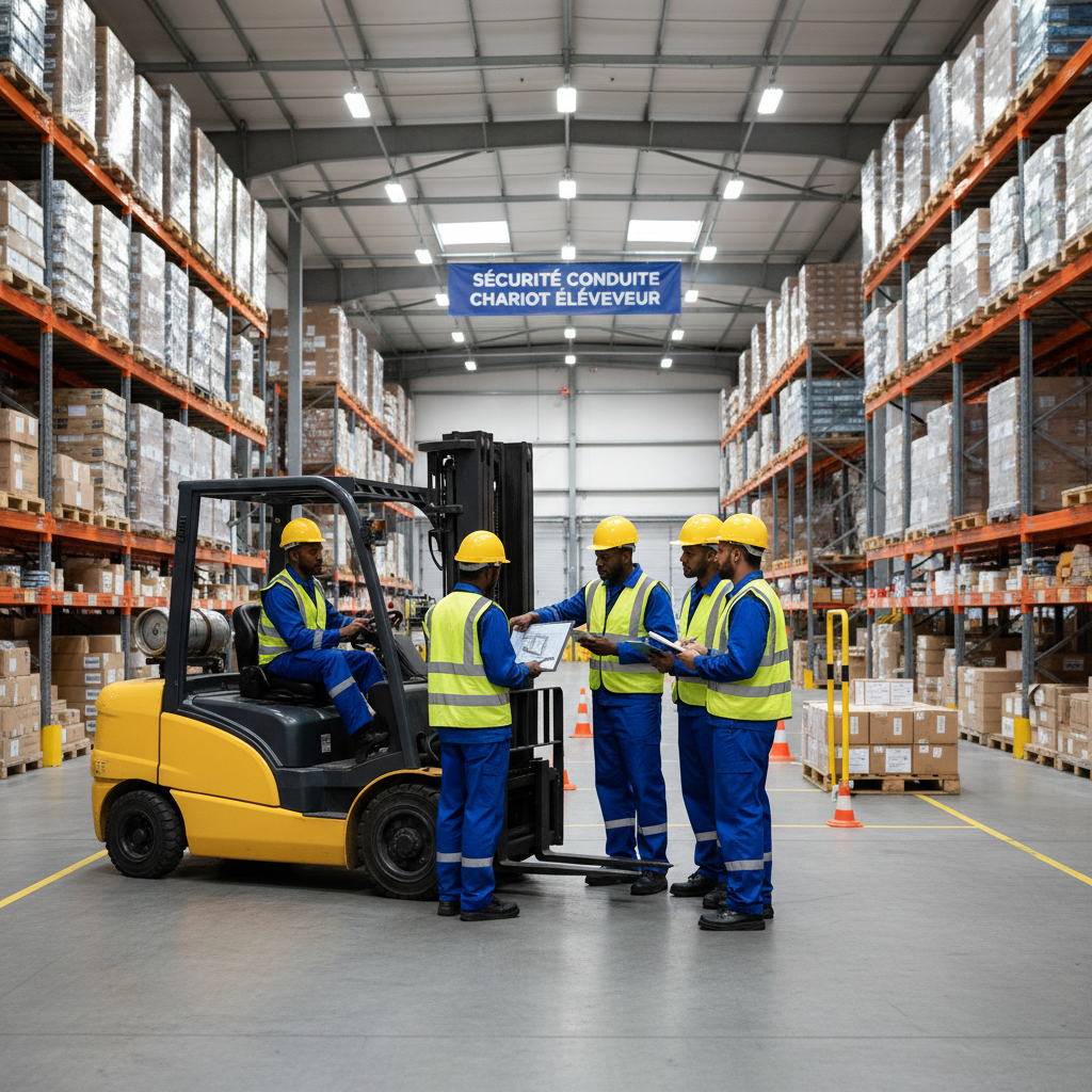 formation sécurité conduite chariot élévateur entrepot logistique