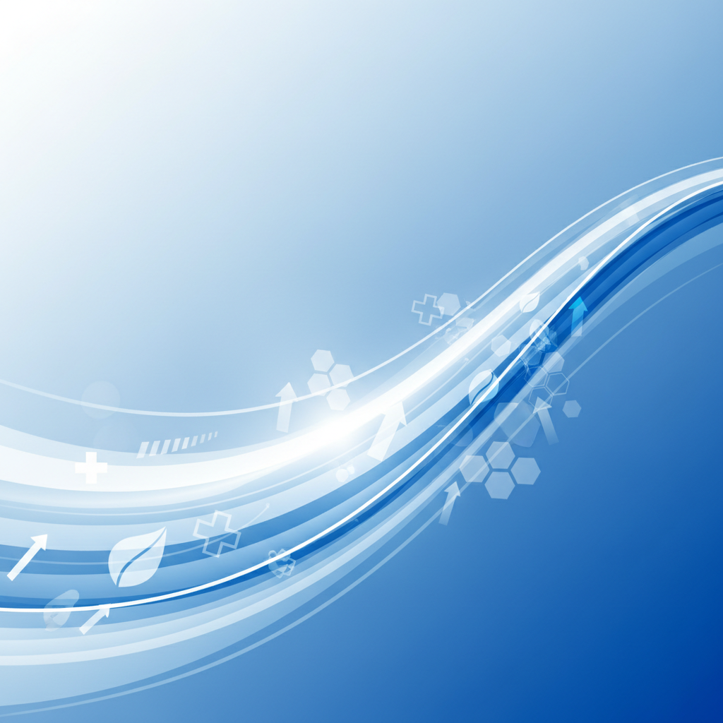 abstract clean white and blue timeline background, forward momentum, business medical growth
