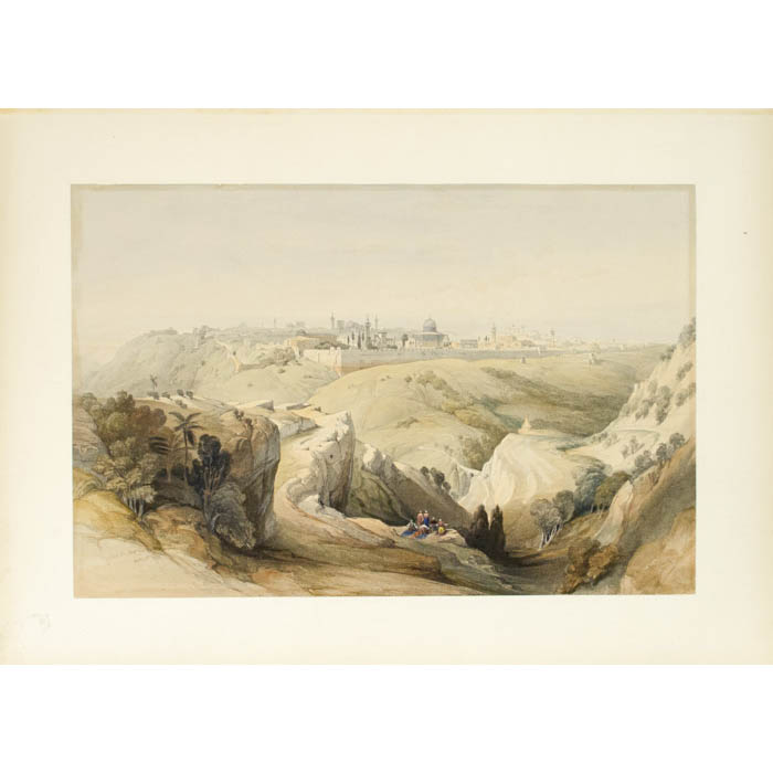 David Roberts Jerusalem paintings 1840s vintage