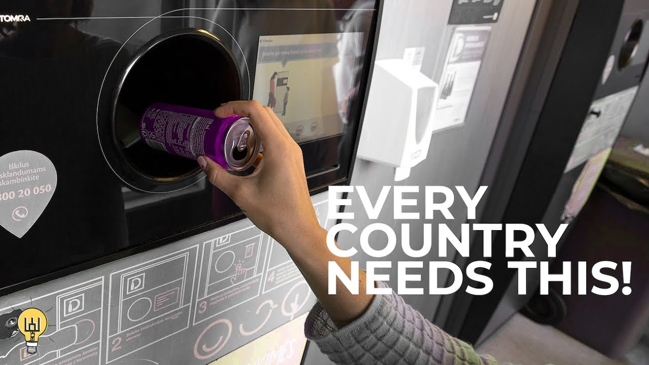 Maxima taromatas reverse vending machine lithuania recycling