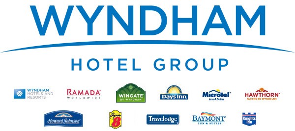 Wyndham Hotels & Resorts brands logos collage