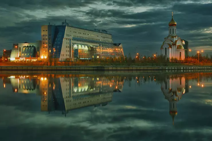 Сургутский государственный университет вид с реки