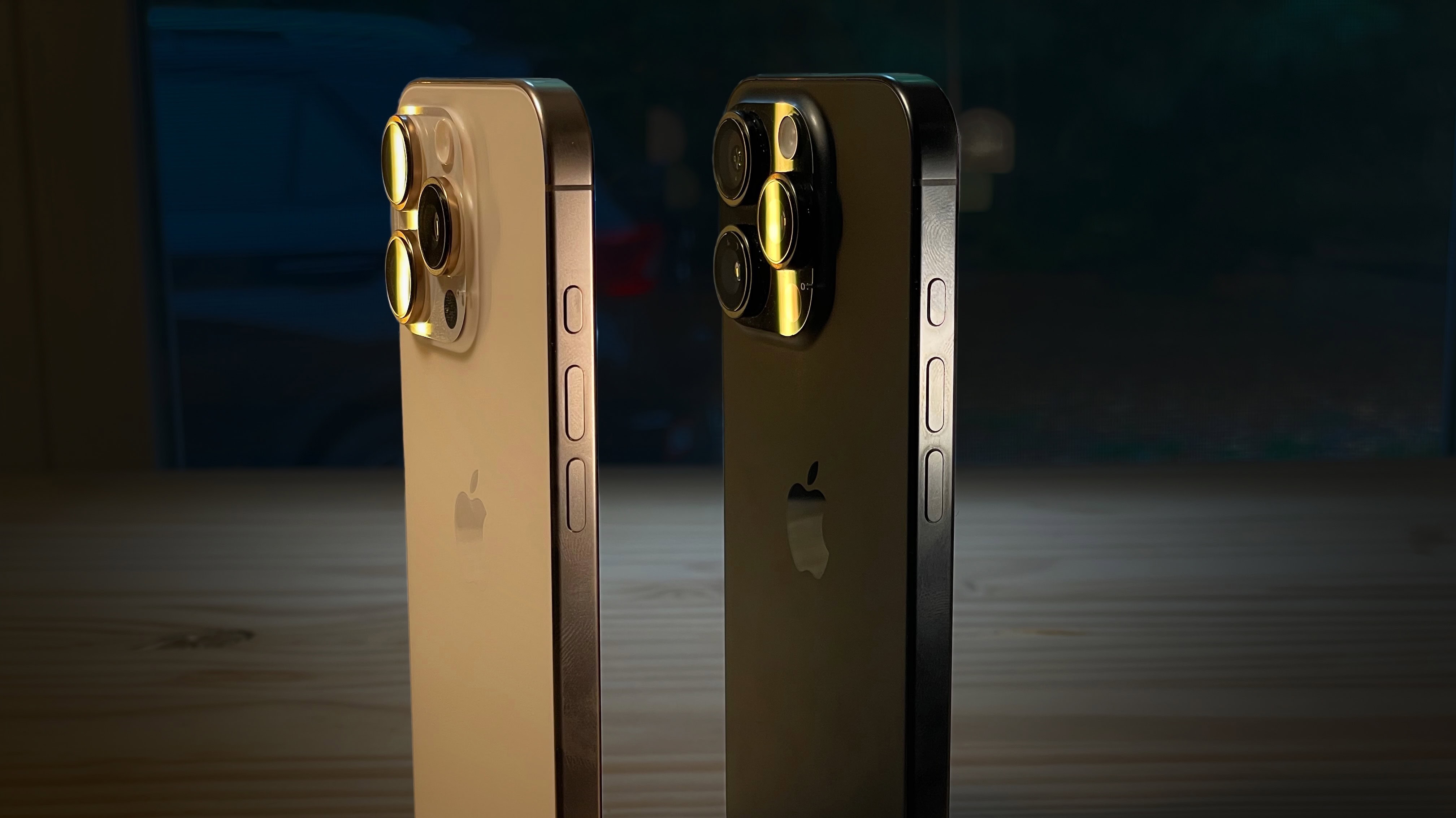 iPhone 16 Pro titanium close up minimal studio lighting