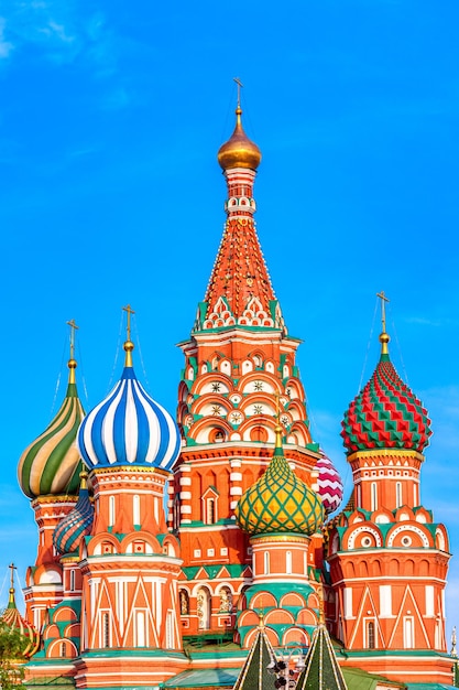 Saint Basil's Cathedral Moscow Red Square sunny day